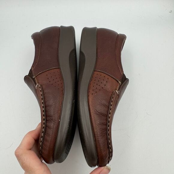 SAS Simplify Women’s 8M Brown Leather Loafers Tripad Comfort Made in USA - Picture 5 of 9